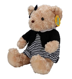 Sevimli Elbiseli Peluş Ayı 37 CM  Yumuşacık Hediye Ayıcık