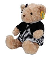 Sevimli Elbiseli Peluş Ayı 37 CM  Yumuşacık Hediye Ayıcık