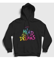 Presmono Unisex Siyah A Head Full Of Dreams Coldplay Kapüşonlu Sweatshirt 468481tt