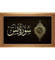 ALTIN ÇERÇEVELİ PASPARTULU TABLO CR1696