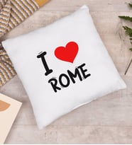 BK Gift I Love Rome Tasarımlı Yastık - Model 1