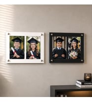 Kişiye Özel İsimli Akrilik İkili Fotoğraf Çerçevesi