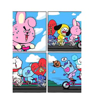 Cooky Bt21 Tablo Ahşap Poster Dekoratif Kod4792