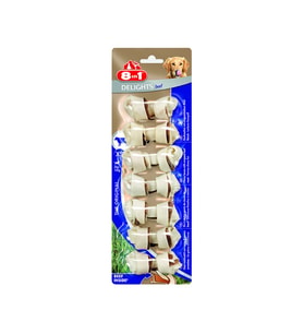 8in1 Delights Bones Biftekli Ağız Bakım Kemiği Köpek Ödülü 7'li XS 84 Gr
