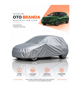 PEUGEOT 308 3 MAKYAJLI (2025-2026) HATCHBACK Uyumlu Araba Brandası Oto Branda Araba Örtüsü