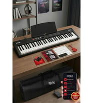Midex PS4000BK Tuş Hassasiyetli 61 Tuşlu Org Bluetooth USB Midi METOD (Sustain Pedalı Çanta)