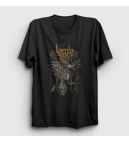 Presmono Unisex Siyah Bird Lamb Of God T-Shirt 93678tt
