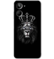 Realme 10 4G Kılıf HD Desen Baskılı Kılıf - King Lion