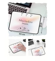 777 Şanş Sayı Tasarımlı 33x28 Cm Mousepad Kaymaz Taban Rahat Konforlu Mouse Pad