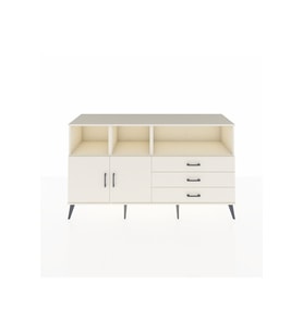 Kronos Konsol 5 Raflı 3 Çekmeceli 2 Kapaklı 176x59x99 Aytaşı-Aytaşı