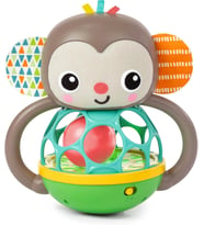 Bright Starts Grab & Giggle Monkey Light-Up Müzikal Çıngırak Oyuncağı (Çok Renkli)