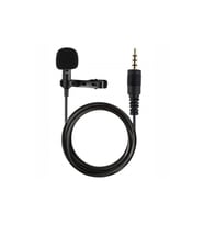 3.5mm Jak 1.5 Metre Double Mikrofon - Siyah
