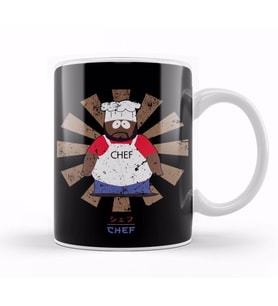 South Park Chef Retro Japanese Kupa Bardak Porselen