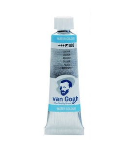 Talens Van Gogh 10 ml. Tüp Sulu Boya 800 Silver 