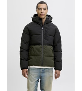 Jack & Jones JJEOWEN Puffer Erkek Şişme Mont – Su Geçirmez, Soğuk Hava Koruması, Günlük Kışlık Ceket (Yeşil)