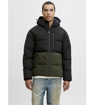 Jack & Jones JJEOWEN Puffer Erkek Şişme Mont – Su Geçirmez, Soğuk Hava Koruması, Günlük Kışlık Ceket (Yeşil)