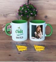 Gıda Mühendisi Kupa Bardak Yeşil Fotoğraflı Mühendisler Günü Hediyesi