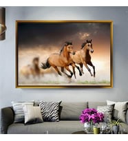 Altın Çerçeveli dekoratif tablo a413 (Gold)