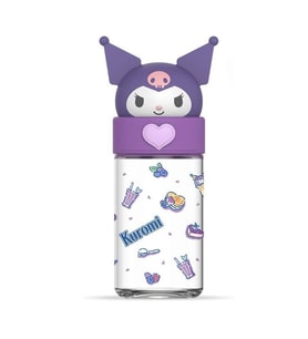 Lisanslı Kawaii Kuromi Silikon Cam Şişe
