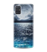 Samsung a71 A72 A73 A7 A9 2018 C7 C9 Kılıf Desenli Silikon Great Moon 1301