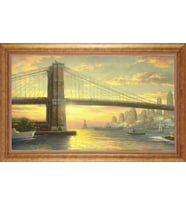 ALTIN ÇERÇEVELİ PASPARTULU TABLO CR940