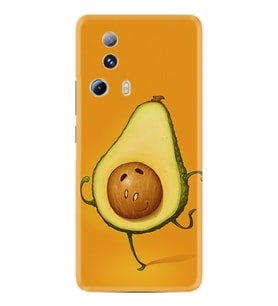 Xiaomi Mi 13 Lite Kılıf Resimli Desenli Silikon Platinium Series Dance Avokado 1878