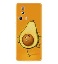 Xiaomi Mi 13 Lite Kılıf Resimli Desenli Silikon Platinium Series Dance Avokado 1878
