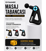 Dynamic Kas Rahatlatıcı Masaj Tabancası Şarjlı Titreşimli Sporcu Masaj Aleti