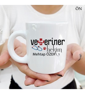 Veteriner Hekim Renkli Tasarımlar ve Dekoratif Kişiye Özel Kupa Bardaklar