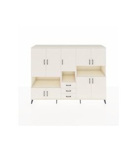 Hyperion Dolap 13 Raflı 3 Çekmeceli 9 Kapaklı 220x44x163 Aytaşı-Aytaşı