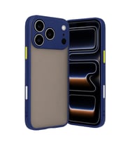 Apple iPhone 17 Pro Max Kılıf Montreal Silikon Kapak - Lacivert
