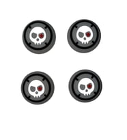Desenli Xbox One-xbox S-xbox X Ps4 Ps5 Analog Koruyucu Silikon Pad Uyumlu (Mavi-Siyah)