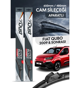 Fiat Qubo 2009-Sonrası Uyumlu Silecek Takımı 650MM/480MM S9