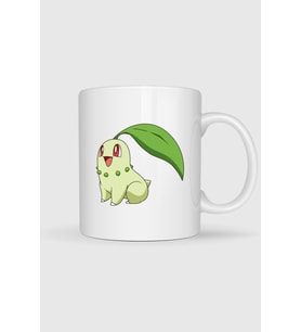 Chikorita Baskılı Kupa Bardak