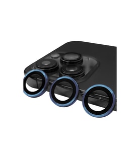 Apple İphone 15 Pro Max Raze Metal Kamera Lens - Lacivert