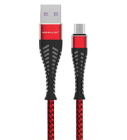 S61 Micro Usb Kablo 1.2M 2.1A - Kırmızı