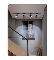 mylights siyah dörtlü1mt ray spot gun ısıgı ampullu harekletli ray spot led spot led avize ampull