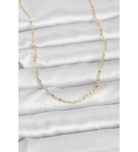 Pilelistore  CM 14K Gold Renk Gemici Zincir Model 60 cm Kadın Kolye