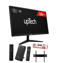 UPTECH 19’’ (48 Ekran) MonitörÇanaklı/Çanaksız WiFi'li Uydu Alıcısı+TV Askı Aparatı HEDİYE