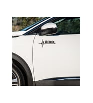 Citroen C35 kapı ayna altı için CİTROEN yazılı 2 adet sticker - atatürk sticker hediyeli