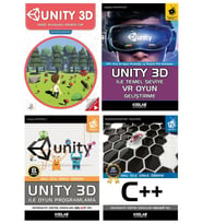 KODLAB YAYIN UNITY3D EĞİTİM SETİ (Siyah - Beyaz)
