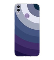 PrintiFy Huawei Honor 8C Uyumlu Kamera Korumalı Renk Cümbüşü E Tasarımlı Şeffaf Silikon Kılıf