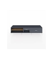Hyperion TV Ünitesi Tek Raflı 2 Çekmeceli  220x44x51 Antrasit-Çam/Antrasit