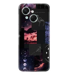 Spark Go 1 2025 Kılıf Boutique Baskılı Resimli Ay Pattern Pcode -030