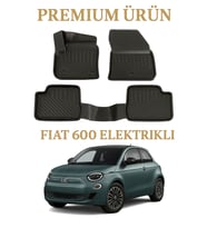 Fiat 600 Elektrikli Uyumlu 3D Oto Paspas Premium