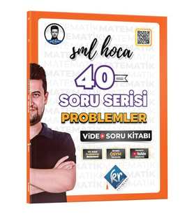 Kr Akademi Yayınları Problemler Sml Hoca 40 Soru Serisi Video Soru Kitabı(25)