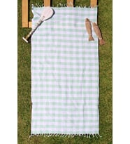 %100 Pamuk Outlet 90x180 Peştemal&Plaj Havlusu (Mint Yeşili)