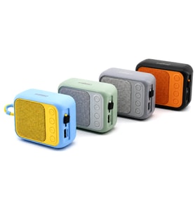 BLUETOOTH WİRELESS MİNİ HOPARLÖR SPEAKER RENKLİ TYPE-C ŞARJLI 5W MİKROFON - KART GİRİŞİ PL-4692 (5680)