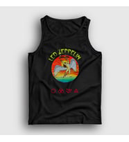 Presmono Unisex Siyah Swan Led Zeppelin Atlet 96777tt