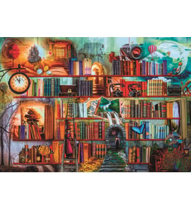 Anatolian 3000 Parçalık Gizemli Kitaplık Puzzle
